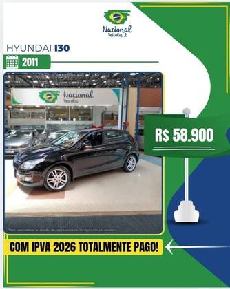 HYUNDAI I30 2.0 MPI 16V GASOLINA 4P AUTOMÁTICO